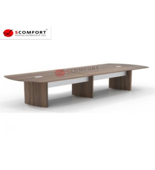  Scomfort SC-CON 10 Modern Boardroom Table with Cable Management Ports